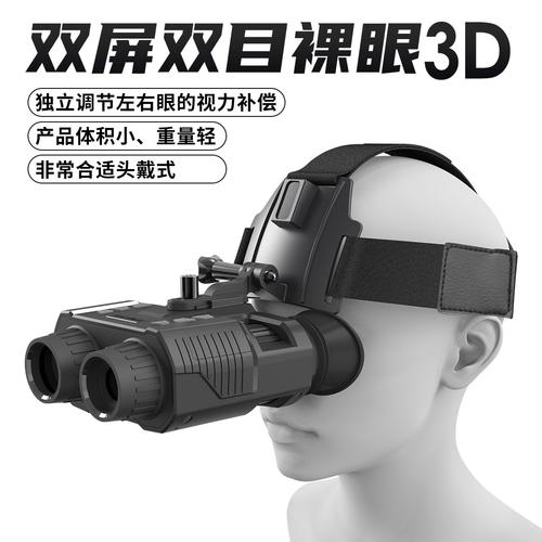 跨境头戴式双筒夜视仪户外高清红外数码夜双目黑白夜视望远镜厂家